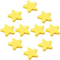 Los mejores  - FBSHOP(TM) 10 tiradores de cajón para niños- pomos de habitación y asas amarillas- diseño de luna y muebles- de plástico…